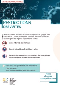 Affiche restriction coronavirus