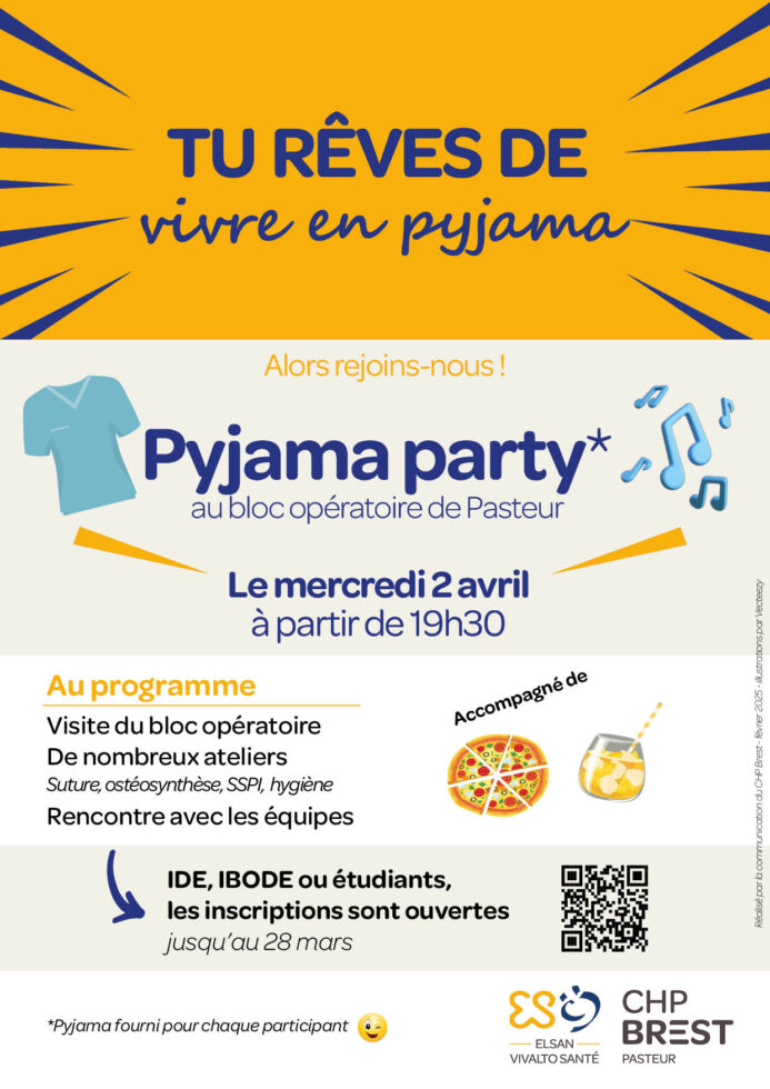 Affiche pyjama party