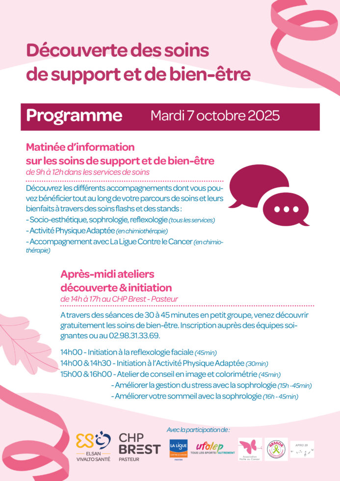 Flyers journée soins de support